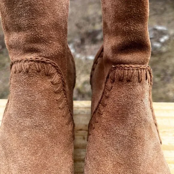 Sanctuary Refine Women's Tan Suede Leather Western Ankle Boots US Size 8.5 - Picture 5 of 16